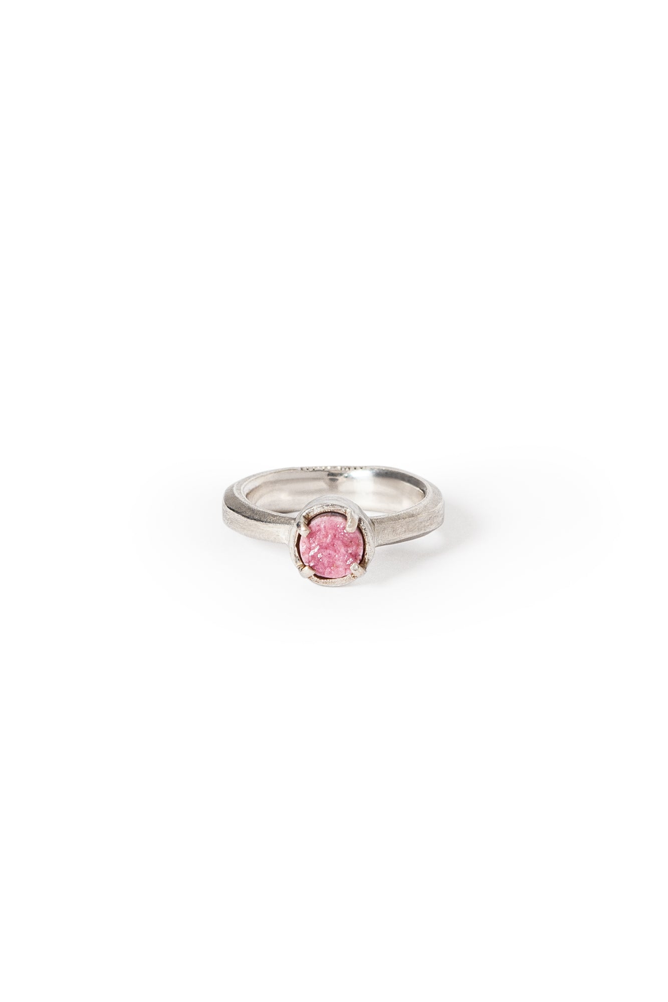 DRUSE CIRCLE RING N6. / COBALT CALCITE