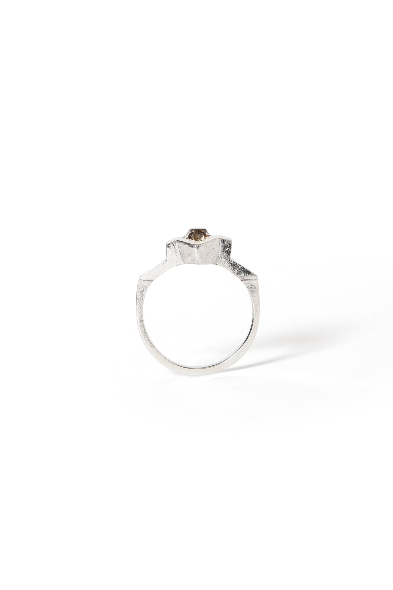 ANILLO CHICO CON CUARZO HERKIMER