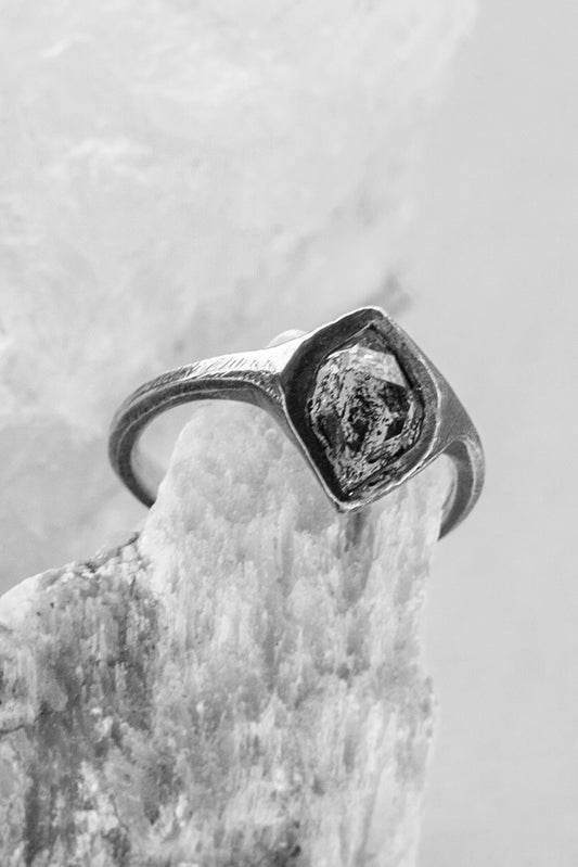 ANILLO MEDIANO CUARZO HERKIMER